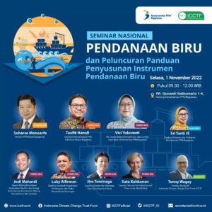 Seminar Nasional Pendanaan Biru Dan Peluncuran Panduan Penyusunan ...